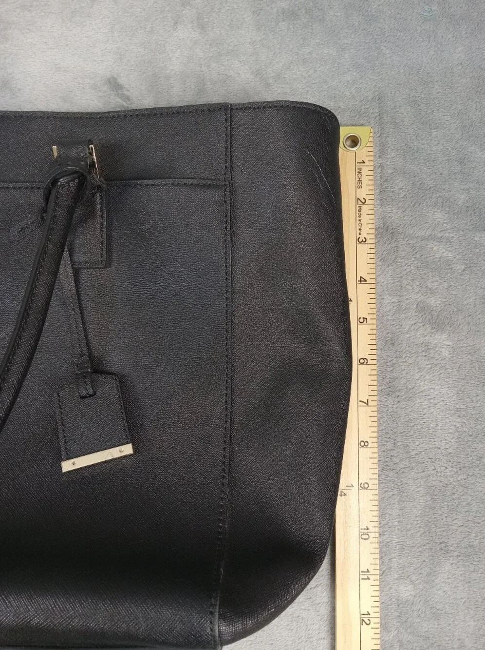 Kate Spade Women's Black Genuine Leather Tote Bag One Size